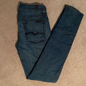 7 For All Mankind Skinny Jeans- Size and 28